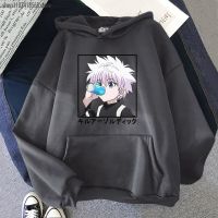 Hunter X Hunter Hoodie Killua Zoldyck Sweatshirt Kawaii Anime Manga Clothes Men Harajuku Fashion Streetwear Akatsuki Tops Size XS-4XL