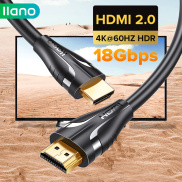 llano HDMI 2.0 Cáp 4K 60Hz 18Gbps Cáp tốc độ cực cao 2K 144Hz HD 3D 1080P