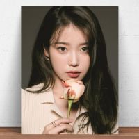 Ji Eun Lee IU Poster Metal Tin Sign KPOP Home Bedroom Decor Wall Decor Wall Art Poster MJF108（Only one size: 20cmX30cm）(Contact seller, free custom pattern)