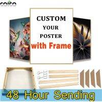 【hot】✑♝ Print Painting with Frame Your Photo Poster Prints on Figure Landscape Pictures