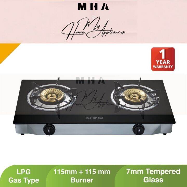 Khind Glass Top Gas Cooker GCG6311 Lazada