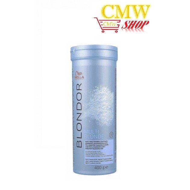 Wella Blondor Lightening Powder Hair Bleach 400g anti yellow Lazada