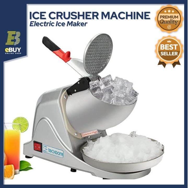 Electric Ice Crusher machine heavy duty big stainless Ice Maker shaver