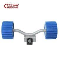 Boat Trailer Wobble Rollers 4นิ้ว Blue Ribbed 18Mm Bore Soft Accessories Parts