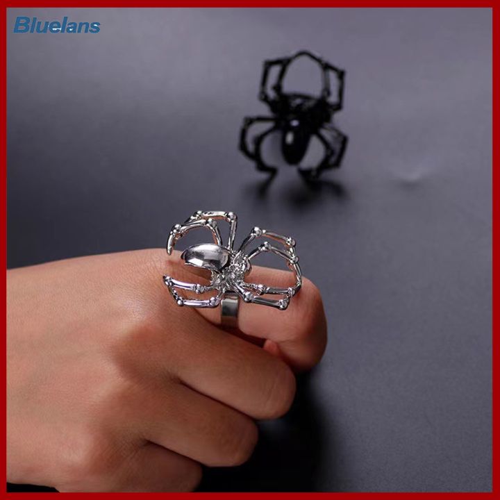 bluelans-แหวนแบบจำลองวันฮาโลวีนแบบปรับได้เน้นสไตล์ของคุณด้วยแหวนเฉพาะตัวที่เรียบง่ายและซับซ้อน