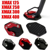 ☊✈แผ่นขยายขาตั้งตัวขยายสำหรับตั้งด้านข้างสำหรับรถจักรยานยนต์สำหรับ XMAX300ยามาฮ่า X-MAX XMAX 125 XMAX 250 XMAX 300 400 2017-2019
