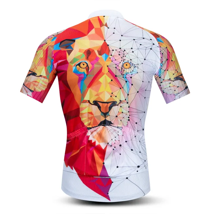 2021-men-cycling-jersey-short-sleeve-top-bicycle-motocross-3d-lion-mtb-shirt-road-bike-team-summer-maillot-ciclismo-hombre