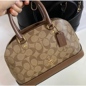 Coach F27583 Mini Sierra Satchel Dome Bag in Brown Signature