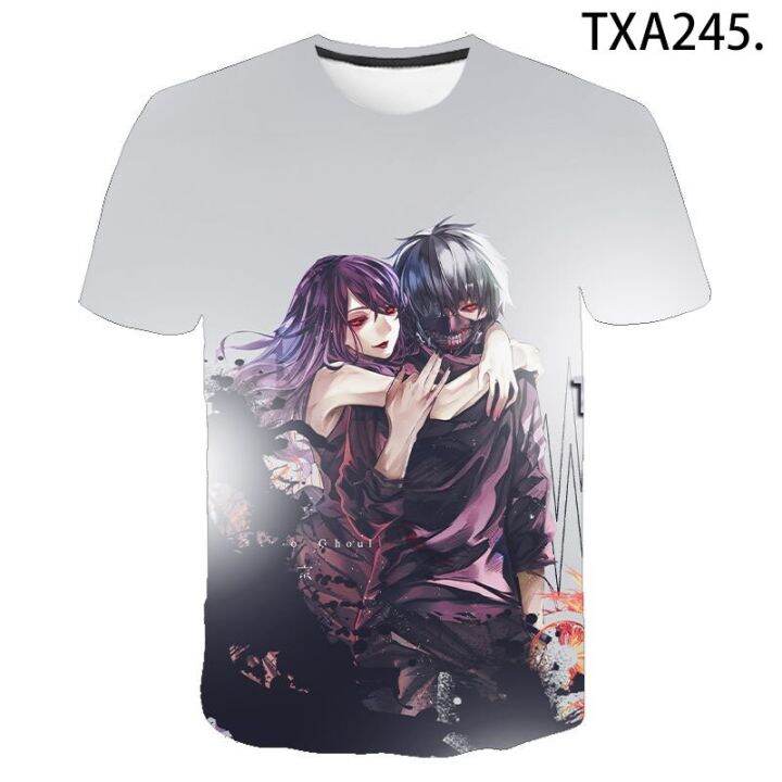 3D T-Shirt Tokyo Ghoul T Shirt Men Women Children Blood Shirt Casual Ken  Kaneki Print Japan Anime Tops Boy Girl Kids Tee Clothes | Lazada