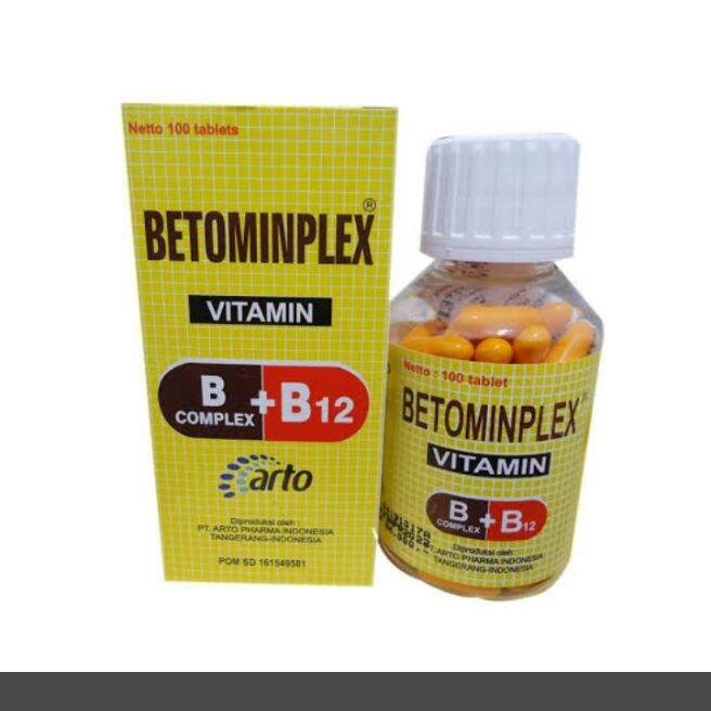 BETOMINPLEX VITAMIN TUBUH 100KAPSULE | Lazada Indonesia