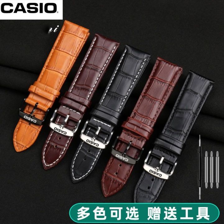 สายนาฬิกา-casio-leather-รุ่น-efr-303l-mtp-1374-1375-1370-bem-506-สายธุรกิจ