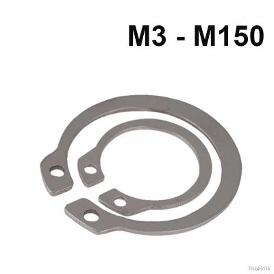 ✹✆  M3 M4 M5 M6 M7 M8-M150 Circlips For Shaft 304 Stainless Steel External Retaining Ring GB894 Clamp Spring
