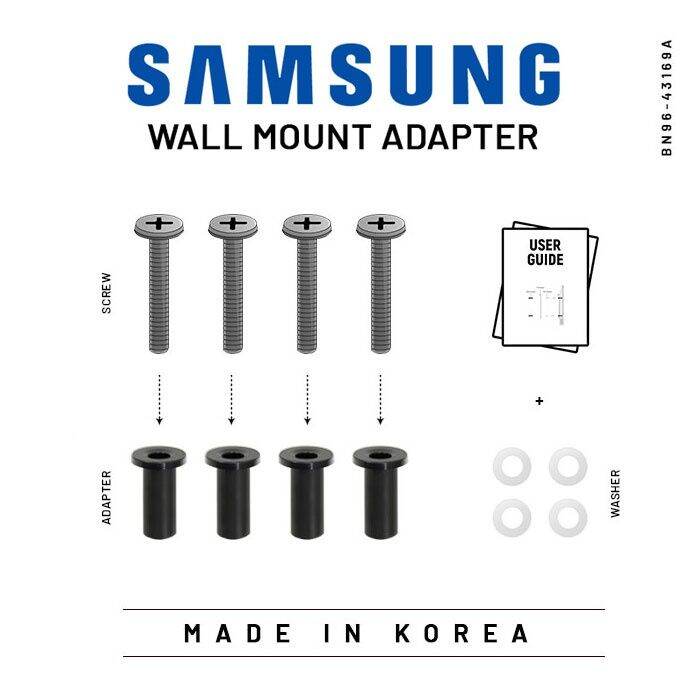 ☝Samsung Adapter + Screw for TV Wall Mount Bracket Ring Holder Spacer