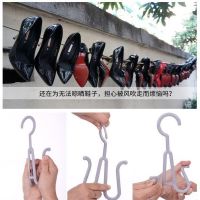 [Shoe Drying Rack 5/10 Packs] Plastic Windproof Shoe Rack Small Clothes Rack Shoe Drying Rack Creative Double Hook Shoe Hook