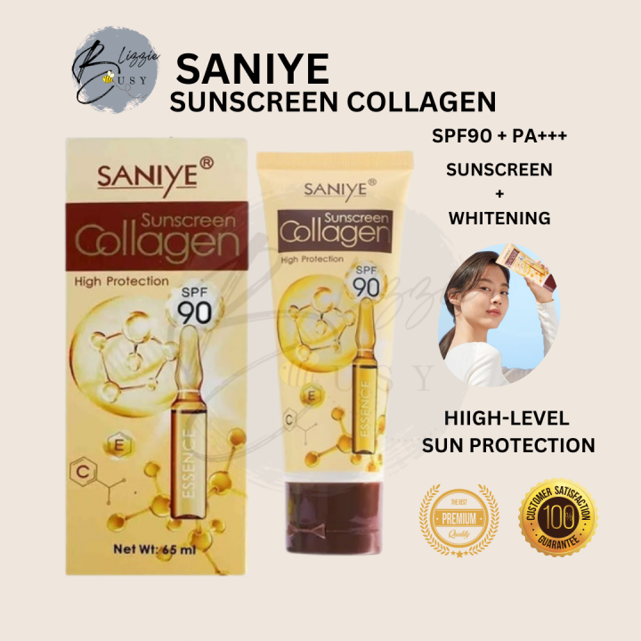 SANIYE SUNSCREEN COLLAGEN SUN PROTECTION AND WHITENING SUNBLOCK FACE