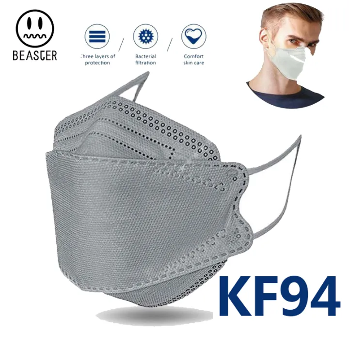 BEASTER 100pcs Kf94 Face Mask original fda approved Washable Original