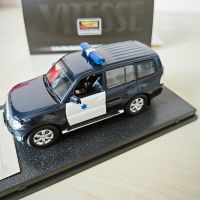 1:43รถจำลองสำหรับ PAJERO SUV โมเดลรถยนต์ของเล่นเก็บสะสมรถจำลองรถบรรทุกเหล็กหล่อ