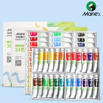 Marie's Gouache Artist Paint Set of 36, 12ml Tubes