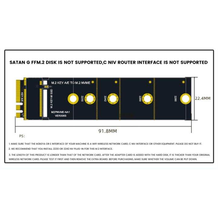 m-2-a-e-key-slot-to-m-2-nvme-adapter-card-ngff-to-key-m-expansion-card-nvme-pci-express-ssd-port-expansion-adapter