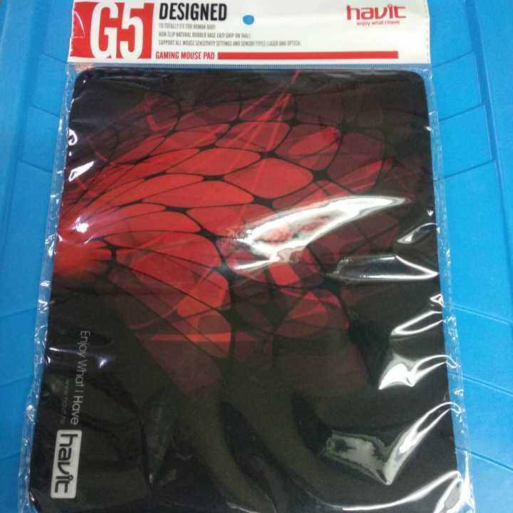 Gaming Mouse Pad with Laser Cut Edges Havit HVMP808 Merah G5 Designed