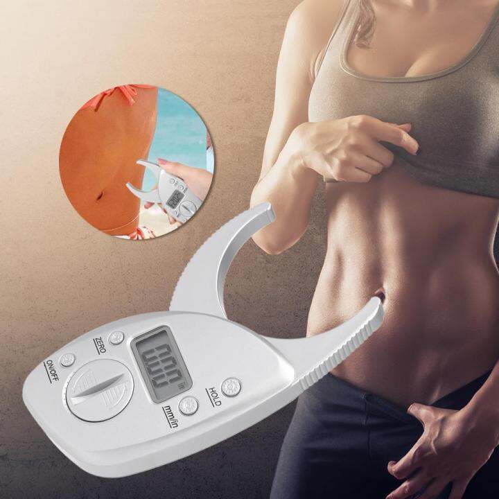 Digital Body Fat Caliper Skinfold Caliper LCD Display Skin Muscle Tester Analyzer Electronic Fat