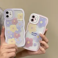 เคสสำหรับ iPhone 14 13 12 11 Pro Max X XR Xs Max 8 7 6S Plus SE 2020ลายดอกไม้สวยงามเคสโทรศัพท์ฝาครอบป้องกันนิ่มใส