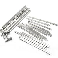 ‘【；】 10Set 17 Keys Piano Kalimba Keyboard  Thumb Piano Manganese Steel Key Music Instrument Chrome