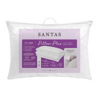 SANTAS หมอนหนุน รุ่น MICROGEL PILLOW PLUS  ขนาด 19x29 นิ้ว