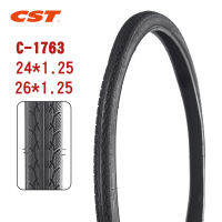 CST ยางจักรยานเสือภูเขา C1763 24 26นิ้วชิ้นส่วนจักรยาน24X1.25 26*1.25 Antiskid สวมทนยางจักรยาน