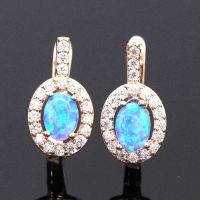 【YF】✧☸  Fashion Earrings Round Wedding Ear Stud Decoration Day Accessories