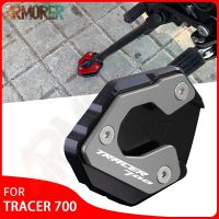 For YAMAHA TRACER 700 TRACER700 2016 2018 2019 2020 2021 2022 Motorcycle Accessories Kickstand Side Stand Extension Enlarger Pad