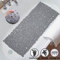 【CC】✙☒☎  Non-Slip Pebble Bathtub Machine Washable With Drain Holes Cups Deep Foot Massage Shower