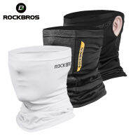 ROCKBROS ผ้าพันคอกันเหงื่อสำหรับขี่จักรยาน,หน้ากากกีฬาจักรยานวิ่งปั่นหายใจได้สะดวกสำหรับฤดูร้อน