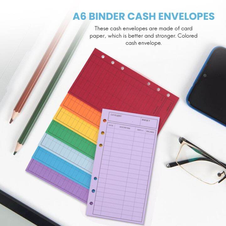 12-budget-envelopes-card-cash-envelope-system-save-money-various-colors-vertical-layout-and-perforation