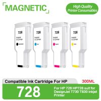 53 1เซ็ตแม่เหล็กใหม่300มล. 130มล. สำหรับ HP 728ที่รองรับตลับหมึกสำหรับ HP728 HP 728สูทสำหรับ Designjet T730 T830เครื่องพิมพ์อิงค์เจ็ท