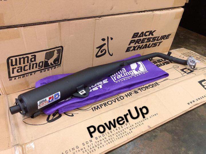 UMA RACING YAMAHA LC135 ( 5S ) ( BACK PRESSURE ) STANDARD EXHAUST 32MM ( 100 ORIGINAL ) Lazada