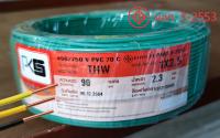 สายไฟ ทองแดง สายไฟเดี่ยว ทองแดง สายรับไฟฟ้า THW 1x2.5 เขียว ยาว 90เมตร IEC01 450/750V สายเดี่ยว มาตรฐาน มอก.3-2553