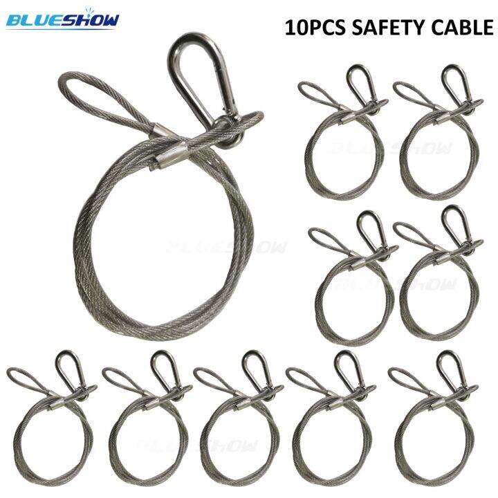 Stage Light Safety Cables Safety Strap Wire Rope For Beam Moving Head