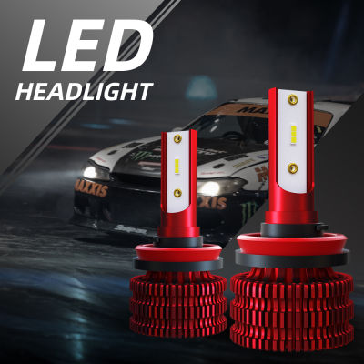 2021ใหม่ LED H4ขนาดกะทัดรัดและสว่างสุด6000K8000LM ทำจากอลูมิเนียมการบินระดับไฮเอนด์สำหรับหลอดไฟหน้ารถ LED H7