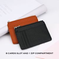 PAKEJ KAD KREDIT DOM KECIL KULIT GENUINE LEATHER CARD HOLDER CARD WALLET MINI WALLET (W-025)