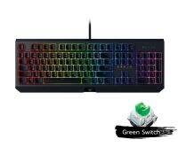 RAZER Blackwidow Keyboard Green Switch - คีย์บอร์ดเกมมิ่ง มีไฟ LED RGB รองรับการทำงานกับ Software, แป้นภาษาไทย (รับประกันสินค้า 2 ปี)