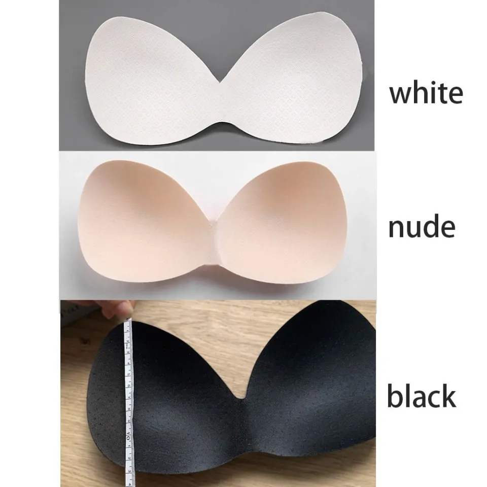 2 Pairs Bra Pads Adhesive Push Up Bra Inserts Pads Breast Enhancer