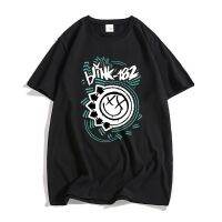 2023 NEWBlink-182 T-shirts Punk Band Handsome MEN 100% Cotton Sweatshirt T Shirts Four Seasons High Quality Aldult O-Neck Tshirts Casual