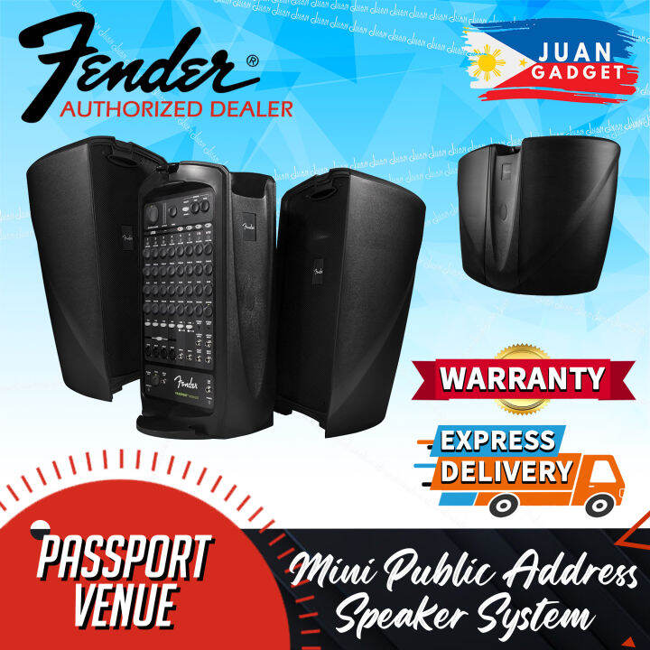 Fender Passport Venue Series 2 Portable Powered PA System 600watts with
