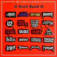 【hot sale】 ◈▧☂ B15 ☸ Rock Band Collection Series 06 - Rock N Roll Mini Iron-on Patch ☸ 1Pc Punk Metal DIY Sew on Iron on Badges Patches