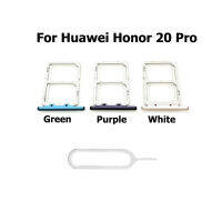 ใหม่สำหรับ Huawei Honor 20 Pro ซิมการ์ดถาดใส่ช่องเสียบอะแดปเตอร์ Connector Repair Parts-SOPO STORE