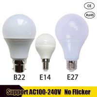 【✱2023 HOT✱】 mian885 หลอดไฟไฟ Led หลอดไฟ Led E27ของแท้ B22 3W 5W 7W 9W 12W 15W 220V โคมไฟ Led E14สำหรับโคมไฟตั้งโต๊ะในบ้าน