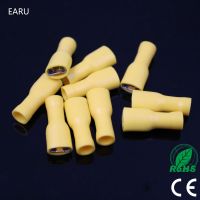 FDFD5 250 FDFD5.5 250 Female Insulated Electrical Crimp Terminal Connectors Cable Wire Connector 100PCS/Pack AWG 12 10 FDFD