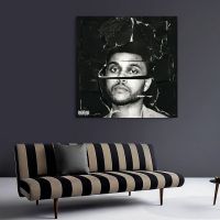 The Weeknd - Beauty Behind The Madness Music Album Cover Canvas Poster Home Wall Painting Decoration (No Frame)