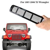 7Pcs Front Mesh Grille Inserts Honeycomb Front Grille for Jeep Wrangler TJ &amp; Unlimited 1997-2006